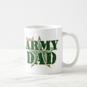 Caneca De Café Pai orgulhoso do exército