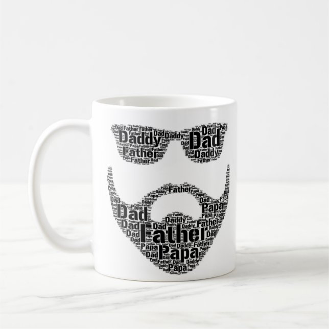 Caneca De Café Pai Padre Papá Macho (Esquerda)