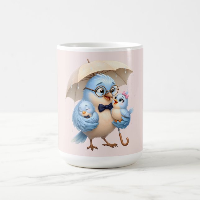 Caneca de café Pai Pássaro  (Centro)