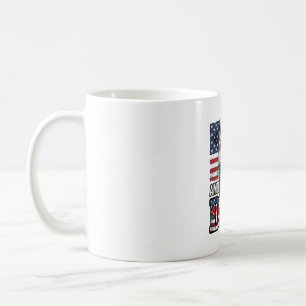 Caneca De Café Pai Patriota Gnome Camisa Vintage Vetor Design_1