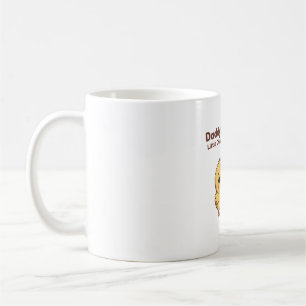 Caneca De Café Pai pequeno - Design de galinha giratória
