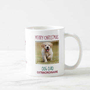 Caneca De Café Pai Personalizado de Cachorro de Fotos Pet