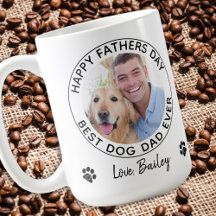 Pai personalizado Pet Photo Happy Dia de os pais