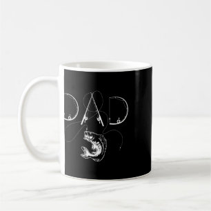 Caneca De Café Pai Pescador Entusiasta da Pesca Amante de Peixes