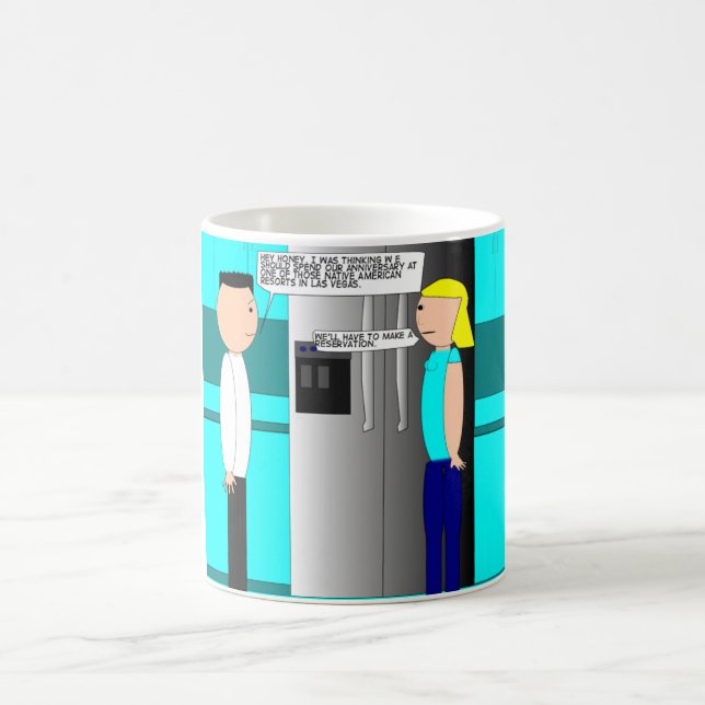 Caneca De Café Pai piada (Centro)