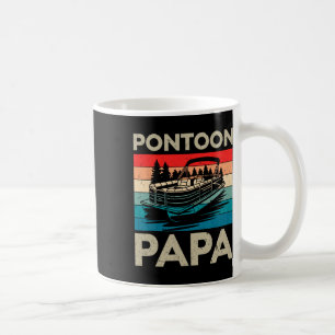 Caneca De Café Pai Pontoon Papa Recto Boat Capitão Pontoon Propri