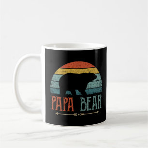 Caneca De Café Pai Retro Pai Vintage do Papa Bear