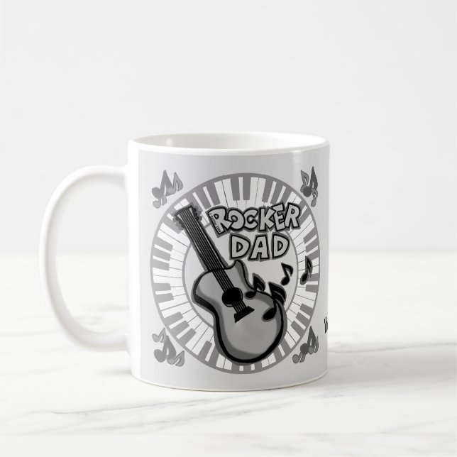 Caneca De Café Pai Rocker (Esquerda)