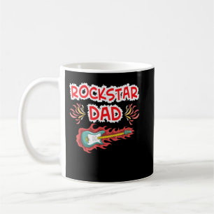 Caneca De Café Pai Rockstar Dia de os pais Ventilador Elétrico
