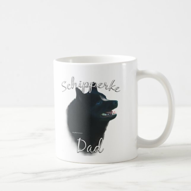 Caneca De Café Pai Schipperke 2 (Direita)