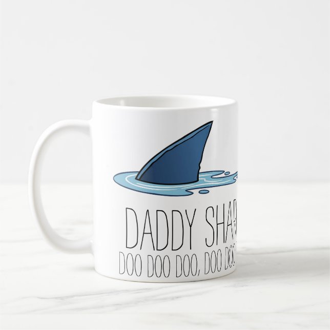 Caneca De Café Pai Shark (Esquerda)