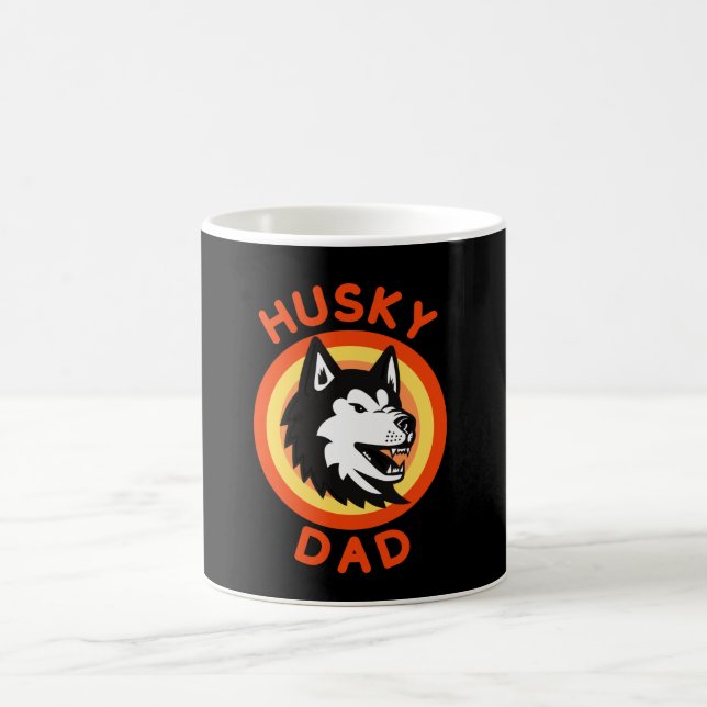 Caneca De Café Pai Siberian Husky, rouco (Centro)