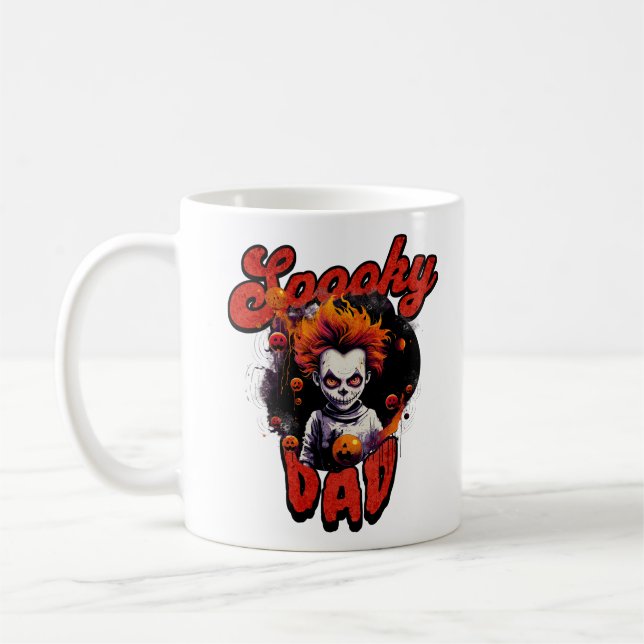 Caneca De Café Pai Spooky (Esquerda)