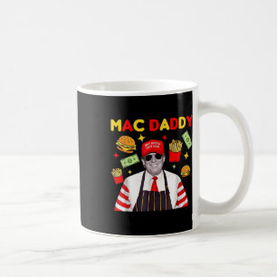 Caneca De Café Pai Trump Mac Uni - Preto - Pequeno - Folga Curta