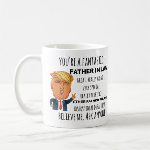 Caneca De Café Pai Trump na Lei, Pai engraçado Aniversário do Pai