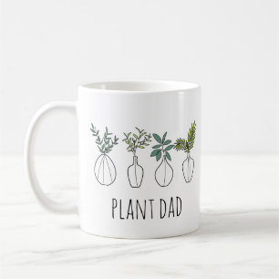 Caneca De Café Pai vegetal e nome Coffee Mug