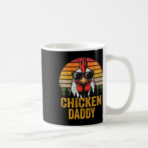 Caneca De Café Pai Vintage Engraçado Farmação Galinhas Dias de os