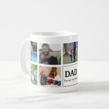 Pai Você É Meu Mundo Colagem de Fotos Personalizad