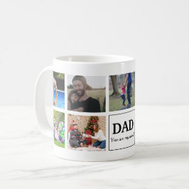 Caneca De Café Pai Você É Meu Mundo Colagem de Fotos Personalizad