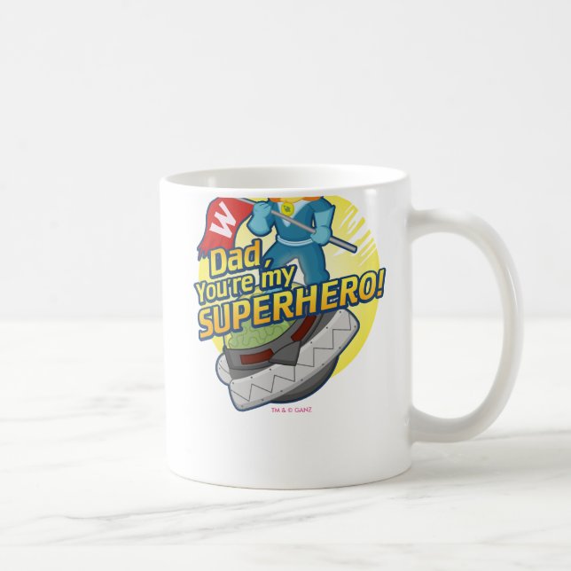 Caneca De Café Pai, você é meu super-herói (Direita)