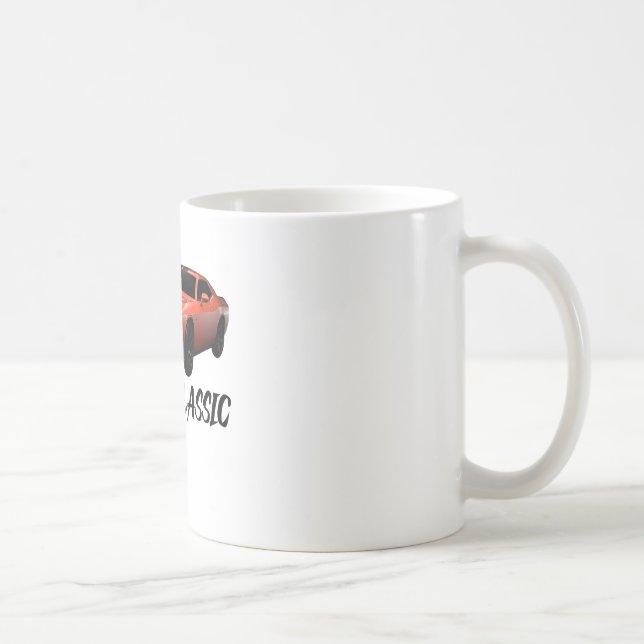 Caneca De Café pai você é o clássico Dodge Challenger SRT Hellcat (Direita)