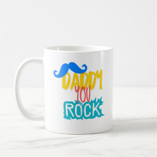 Caneca De Café Pai Você Rock Clássico Mug, 11 oz