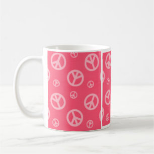 CANECA DE CAFÉ PAINÉIS DE SINAIS DE PAZ DE TINTA - MASSA DE CAF