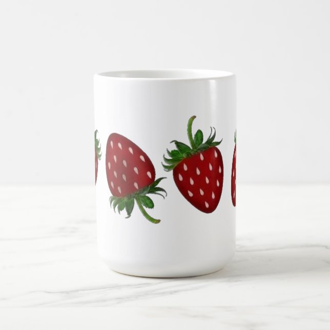 Caneca De Café Painel de Morango (Centro)
