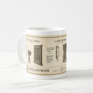 Caneca De Café Painel de Móveis Decorativos Guia de Fotografia Ca
