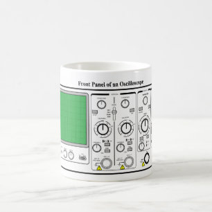 Caneca De Café Painel frontal de um verificador da tensão do