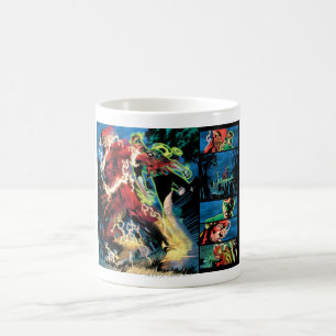 Caneca De Café Painel instantâneo e verde da lanterna
