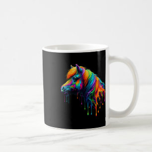 Caneca De Café Paint Art Miniature Horse Riding Equestor