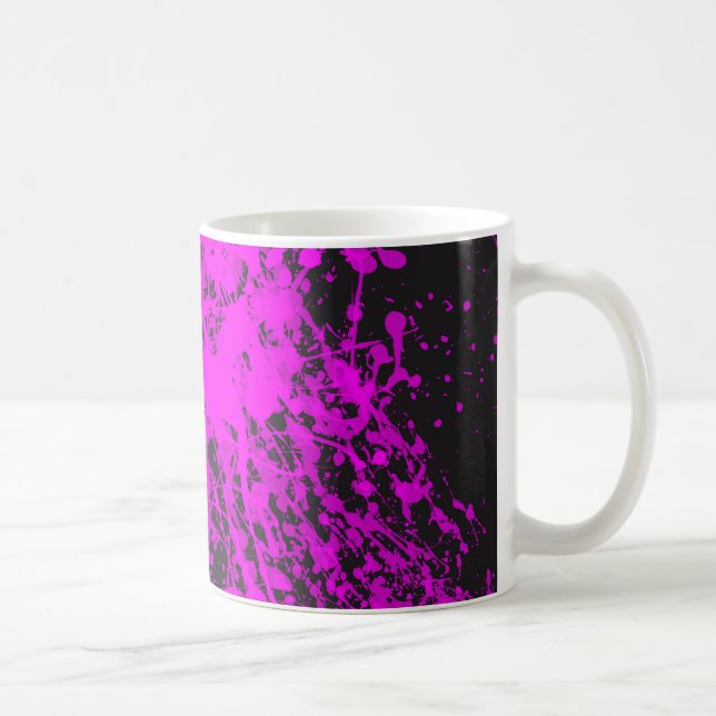 Caneca De Café Paint Splatter (Direita)