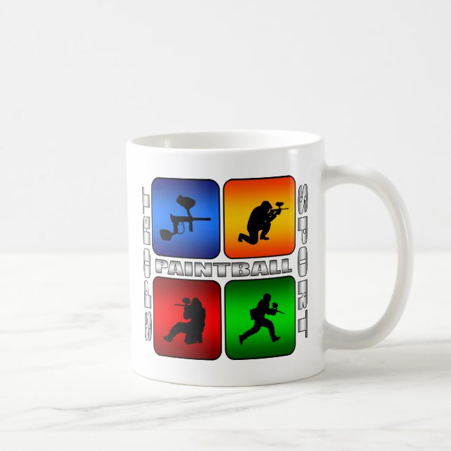 Caneca De Café Paintball espectacular (Direita)
