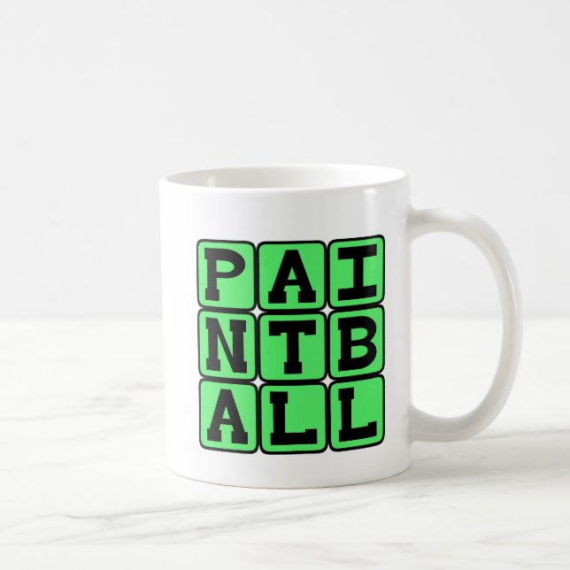 Caneca De Café Paintball, Esportes (Direita)