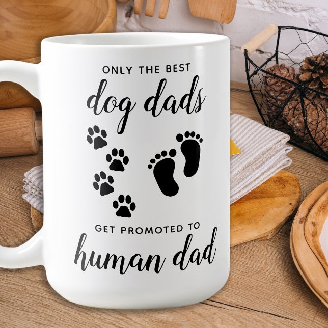 Caneca De Café Pais De Cães Promovidos Para Anunciar Gravidez No  (Criador carregado)