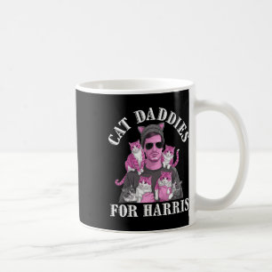Caneca De Café Pais De Gato Para Kamala Harris 2024 Chilless Cat