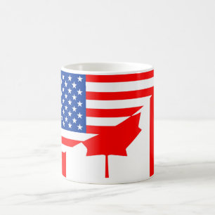 Caneca De Café país dos EUA da bandeira de Estados Unidos América
