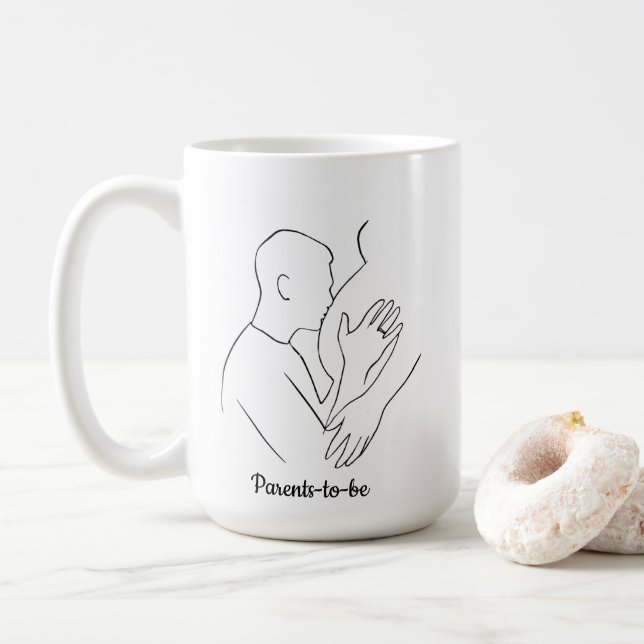 Caneca De Café Pais Futuros Renda Falsa (Com Donut)