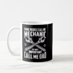 Caneca De Café Pais Mecânicos para Pais Dias de os pais Aniversár
