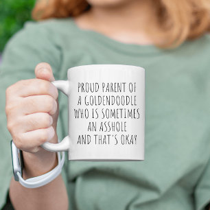 Caneca De Café Pais Orgulhosos da Mãe de Goldendoodle