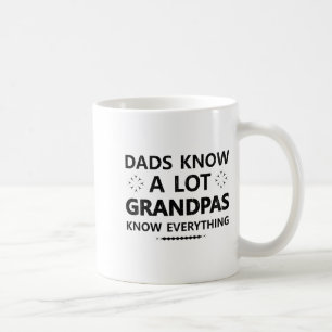 Caneca De Café Pais Sabem Muito Avôs Sabem Tudo Papai Pai