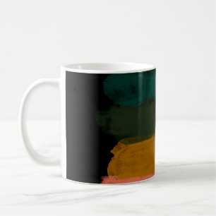 Caneca De Café paisagem abstrato. Um pano de fundo artístico ver