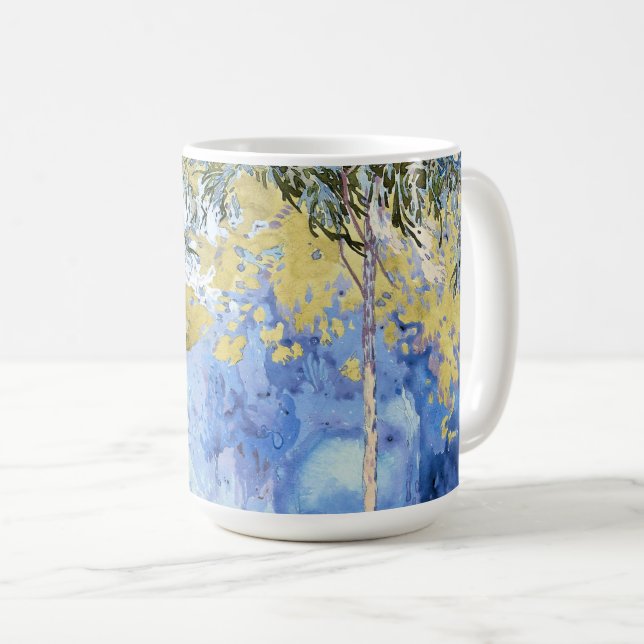 Caneca De Café Paisagem Boomrijk de Georges de Feure (Frente Esquerda)