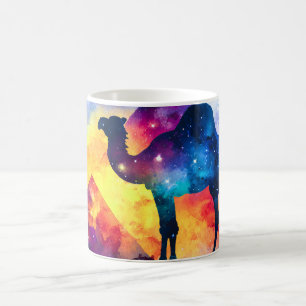 Caneca De Café Paisagem Cósmica Starry Night Egípcio Camel