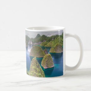 Caneca De Café Paisagem da Ilha Wayag, Indonésia