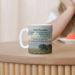 Caneca De Café Paisagem de Bênção Irlandesa