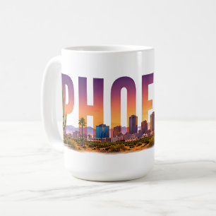 Caneca De Café Paisagem de cacto do Phoenix Arizona