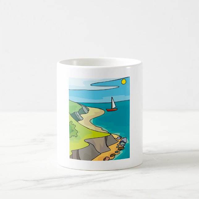 Caneca De Café Paisagem de navegação (Criador carregado)