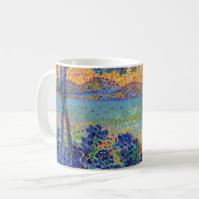 Caneca De Café Paisagem de Proveniência por Henri-Edmond Cross (Frente Esquerda)